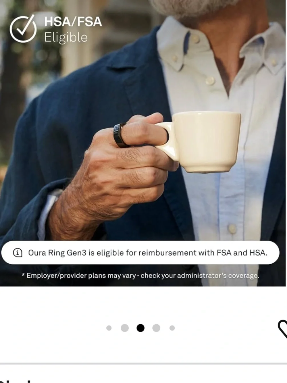 OURA Gen3 Heritage Stealth US10 Set